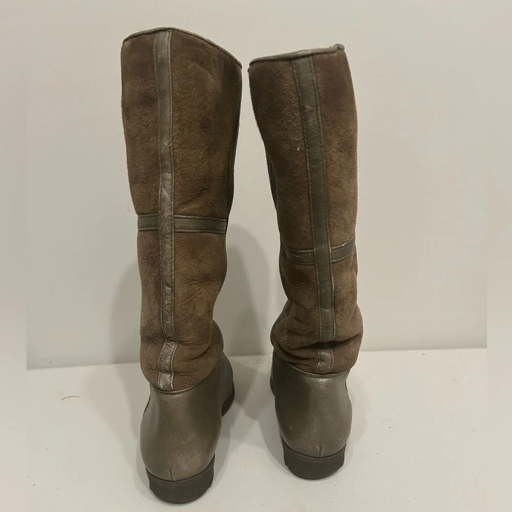 Authentic Suede Winter Boot with Shearling Lining Made In Italy